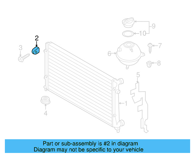 Upper Mount 1K0-121-367-P