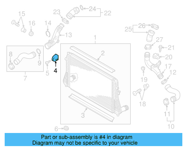Upper Mount 1K0-121-367-P - View 20