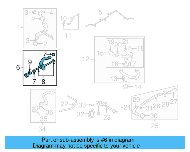 HVAC Heater Hose 1K0-122-073-FE - View 14