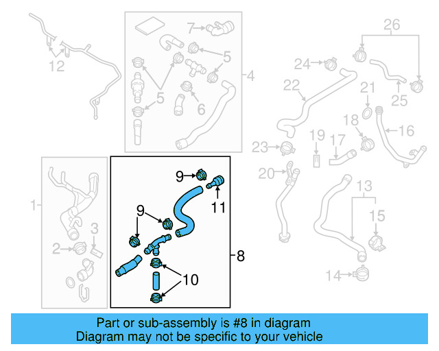 Hose Assembly 1K0-122-073-FF - View 37