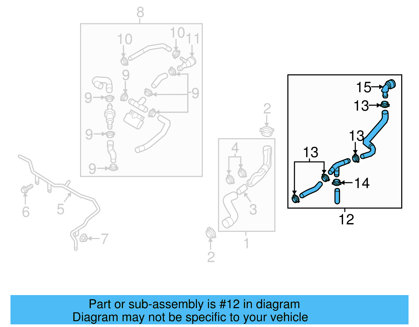 Hose Assembly 1K0-122-073-FF - View 38