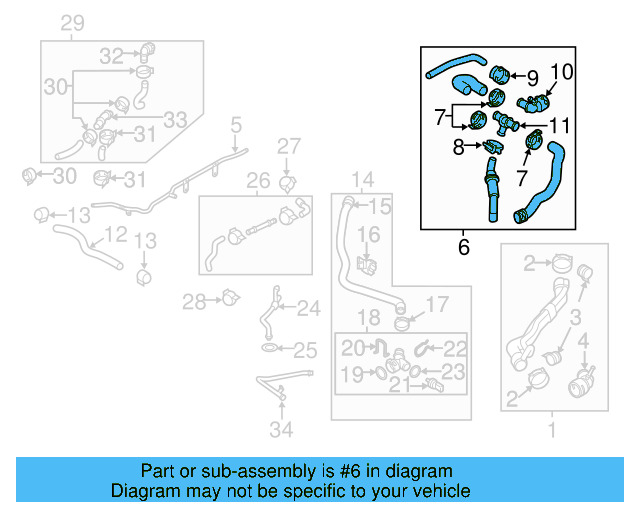 Hose & Tube Assembly 1K0-122-157-GT - View 10