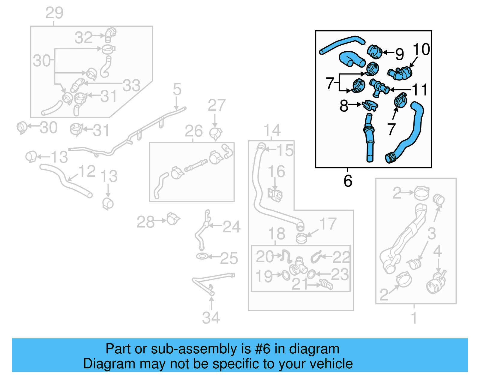 Hose & Tube Assembly 1K0-122-157-GT - View 28