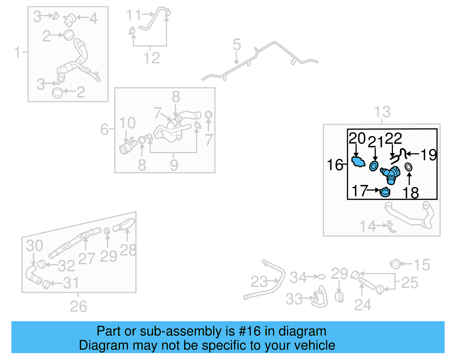 Lower Coupling 1K0-122-291-AE - View 6