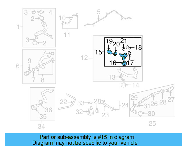 Lower Coupling 1K0-122-291-AE - View 25