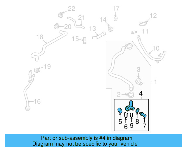 Water Hose Assembly Upper Seal N-907-653-01 - View 196