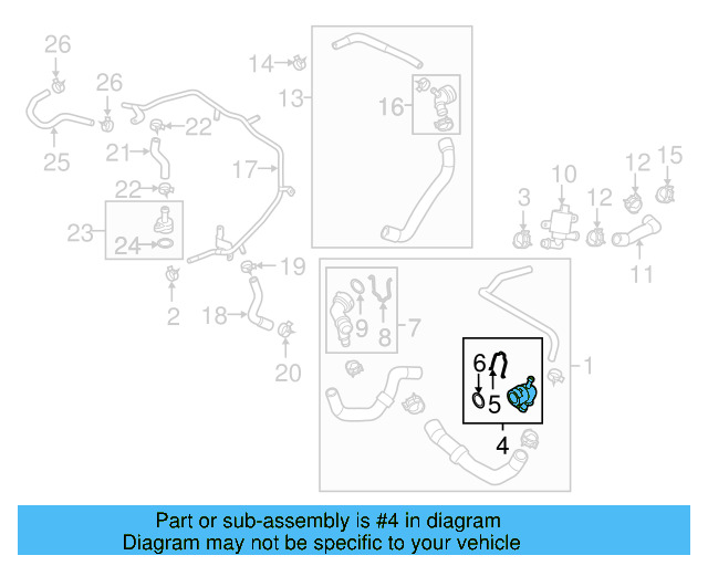 Upper Coupling 1K0-122-291-BE - View 12