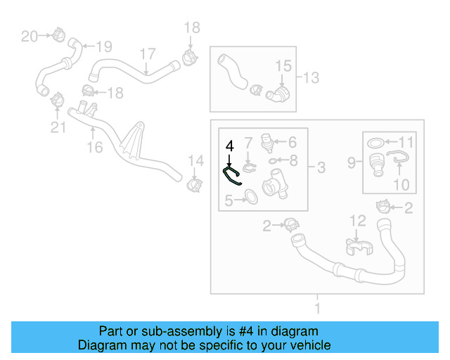Upper Coupling 1K0-122-291-BE - View 13