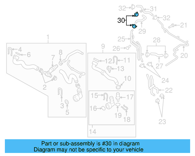 Overflow Hose 1K0-122-447-GC - View 37