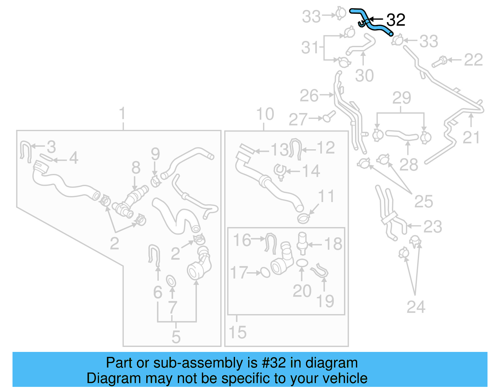 Overflow Hose 1K0-122-447-GC - View 18