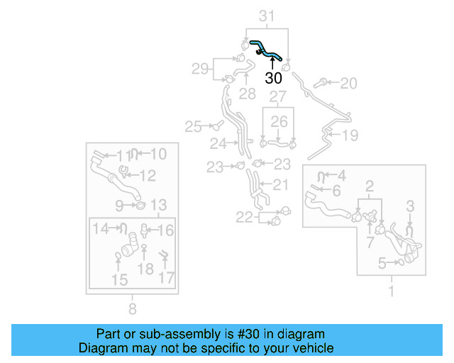 Overflow Hose 1K0-122-447-GC - View 19