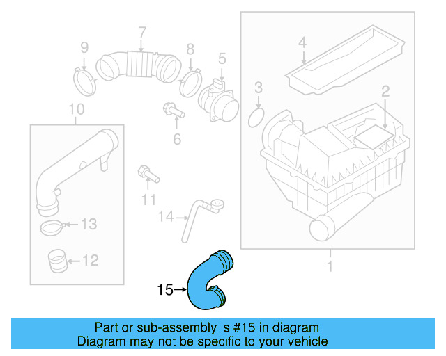 Air Duct 1K0-129-618-AN - View 17