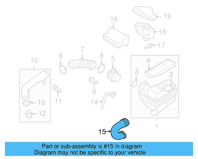 Air Duct 1K0-129-618-AN - View 57