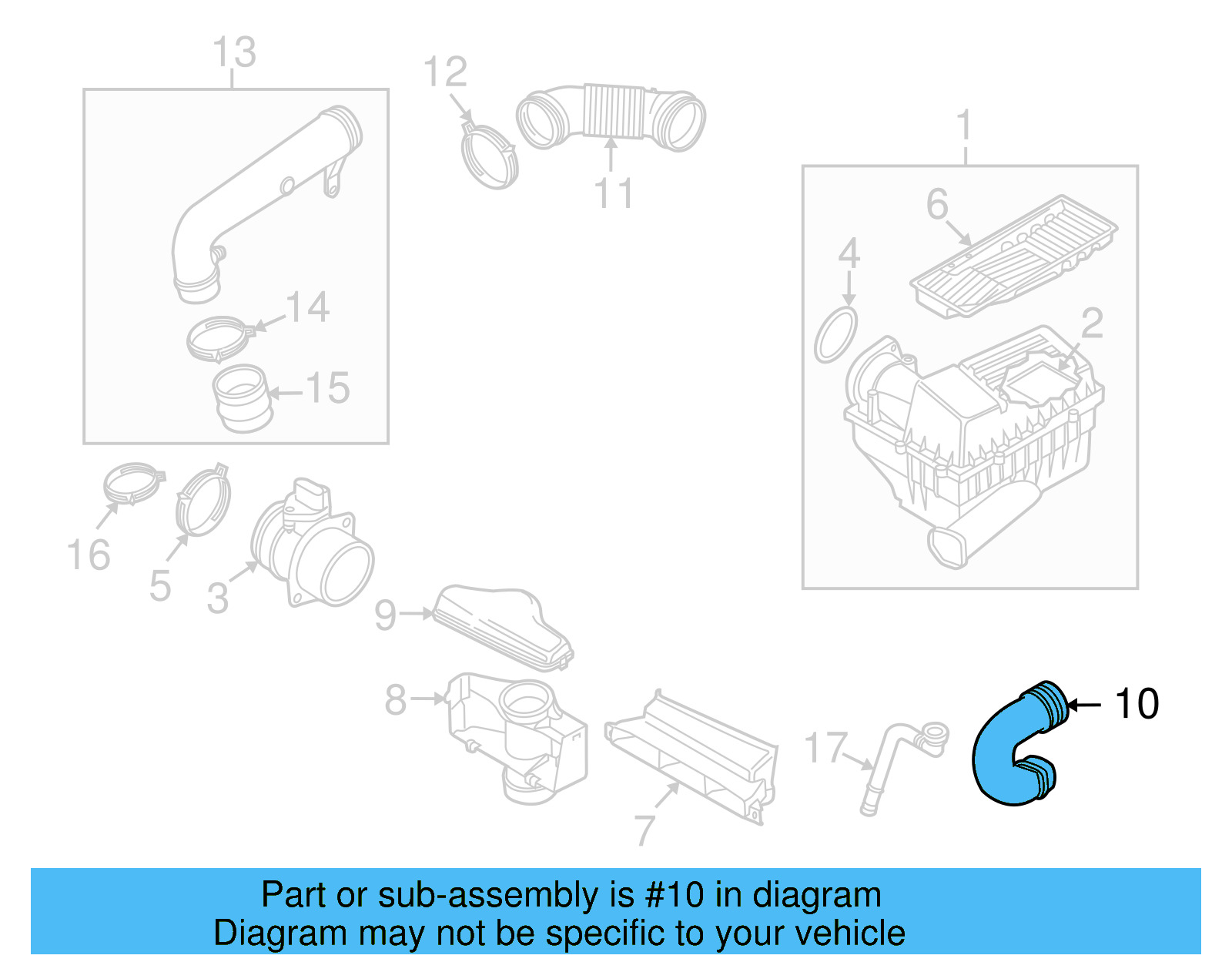 Air Duct 1K0-129-618-AN - View 23