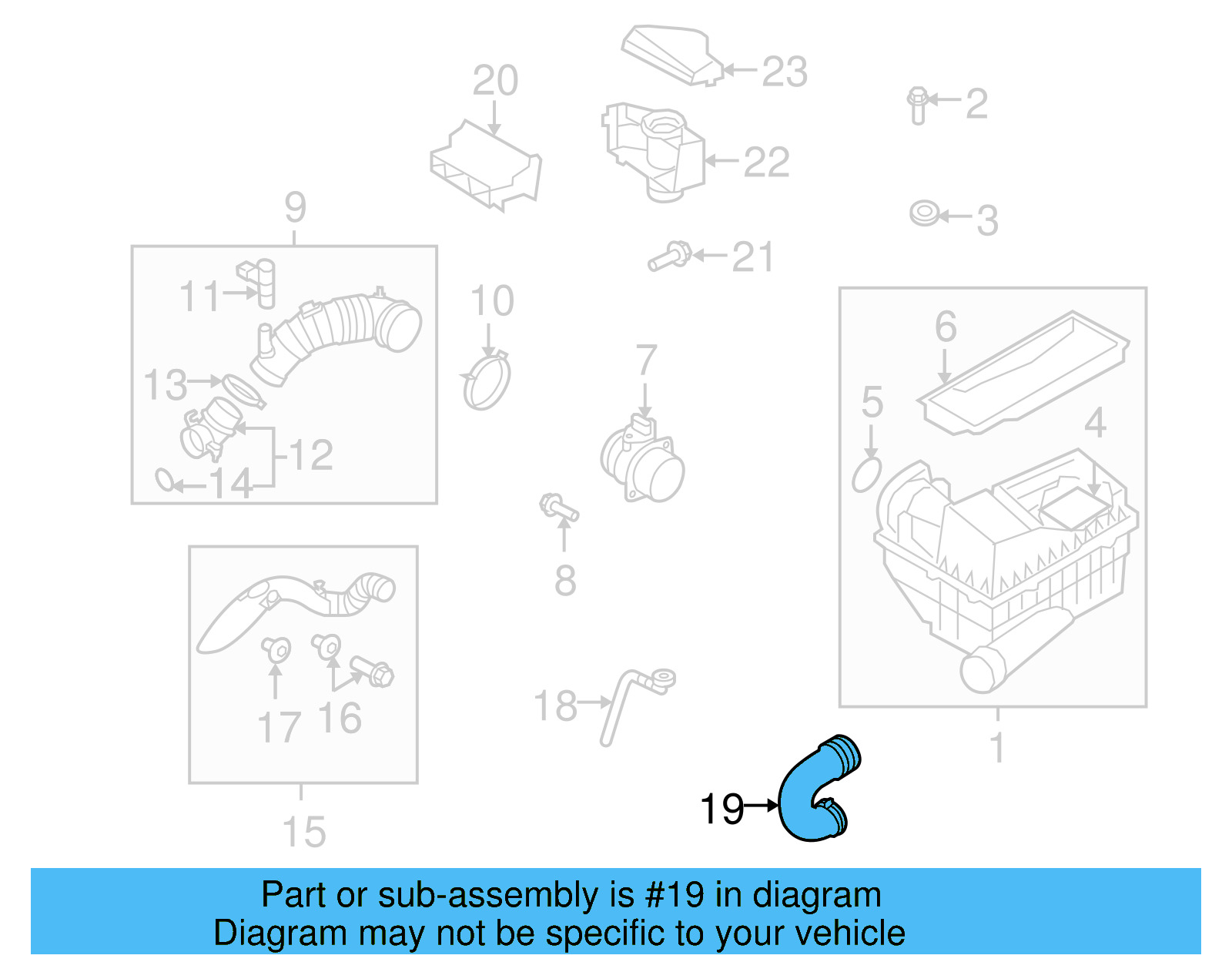Air Duct 1K0-129-618-BK - View 9