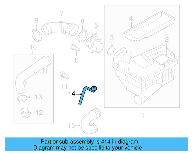 Drain Tube 1K0-129-637-D - View 21