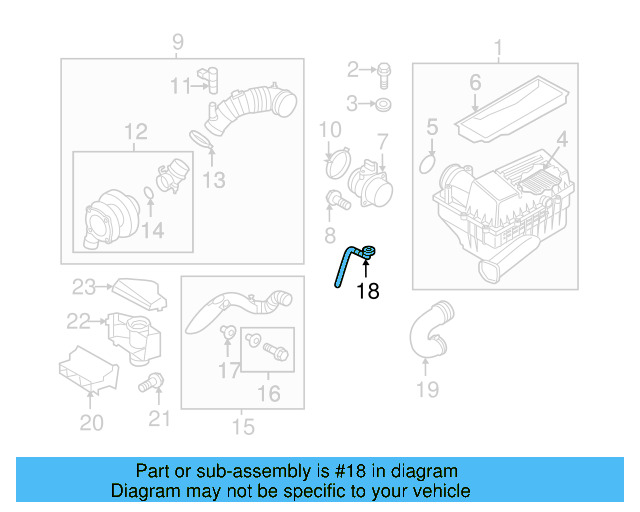 Drain Tube 1K0-129-637-D - View 23
