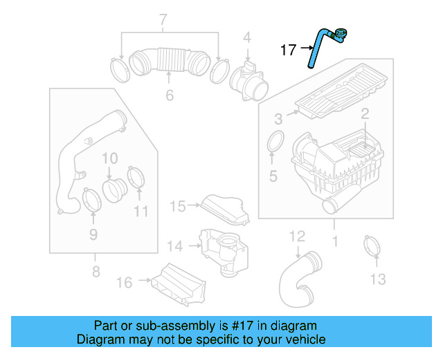 Drain Tube 1K0-129-637-D - View 26