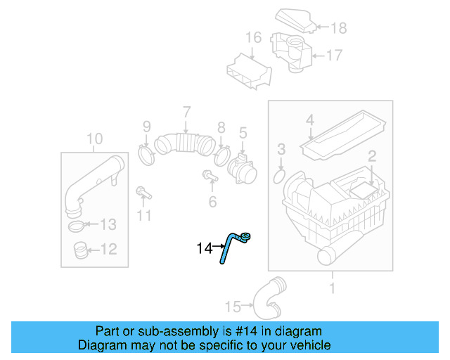 Drain Tube 1K0-129-637-D - View 52