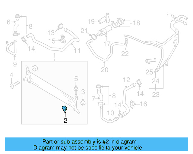 Intake Pipe Bushing 1K0-129-734-B - View 45
