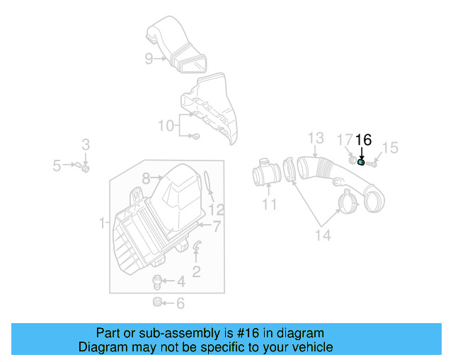 Intake Pipe Bushing 1K0-129-734-B - View 15