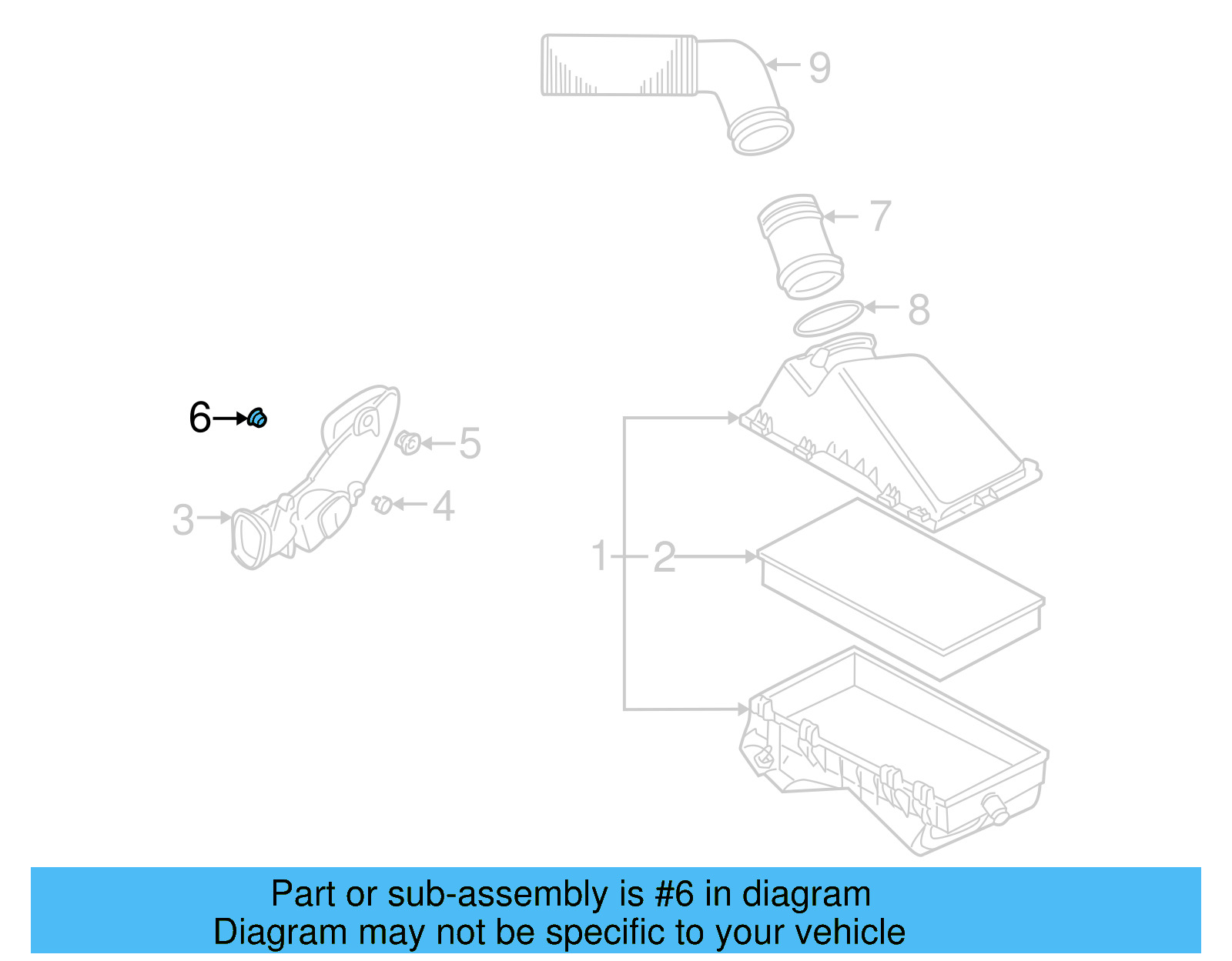 Intake Pipe Bushing 1K0-129-734-B - View 16