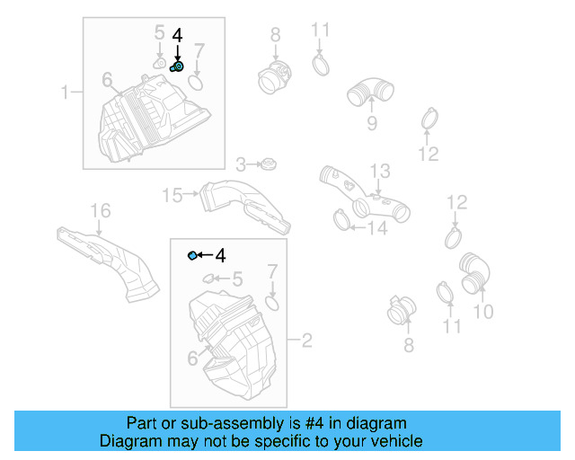 Intake Pipe Bushing 1K0-129-734-B - View 42