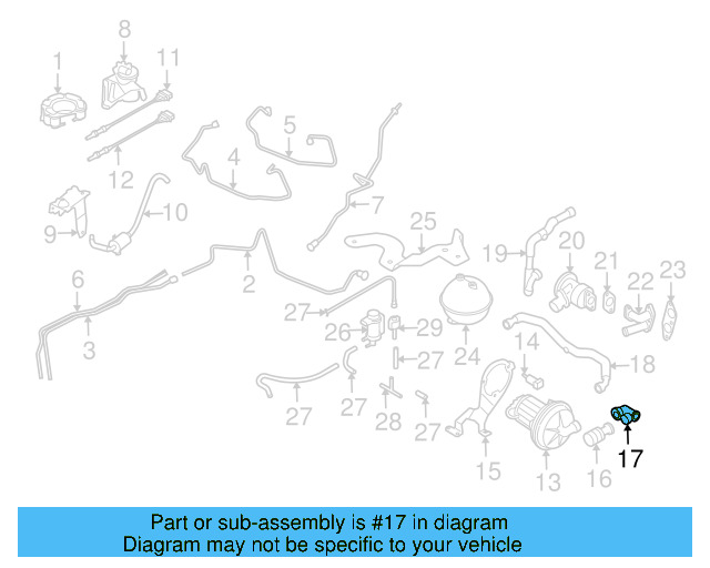 Secondary Air Injection Pump Hose 022-131-149-AC - View 6