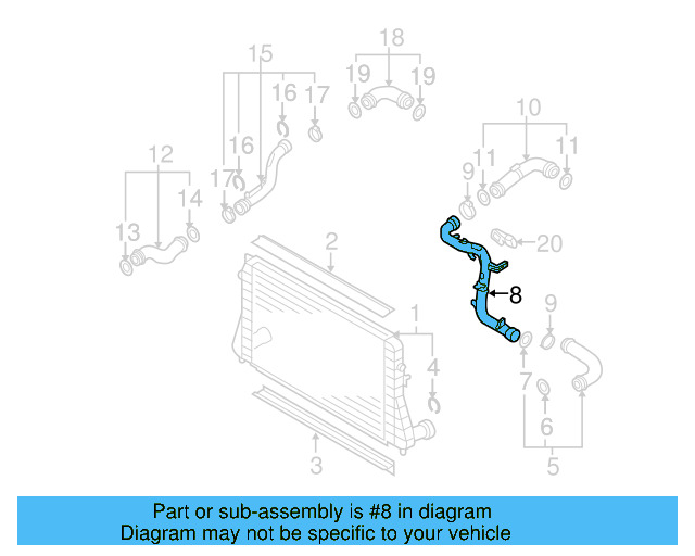 Air Pipe 1K0-145-770-AH - View 22