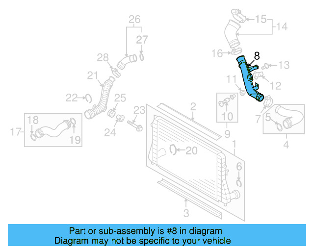 Air Pipe 1K0-145-770-AH - View 24