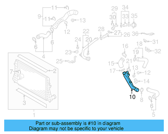 Connector Pipe 1K0-145-770-P