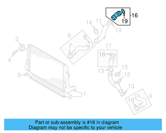 Connector Hose 1K0-145-828-AC - View 35