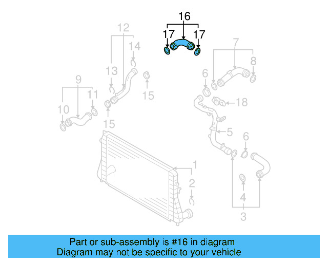 Connector Hose 1K0-145-828-AC - View 89