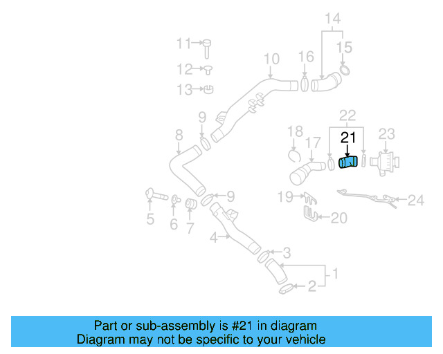 Connector Hose 1K0-145-828-AC - View 31