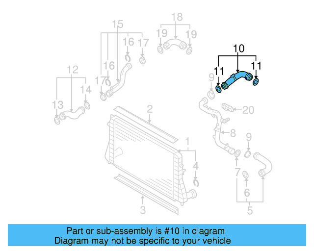 Pressure Tube 1K0-145-838-AG - View 41
