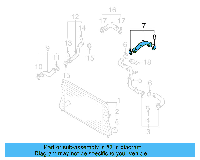 Pressure Tube 1K0-145-838-AG - View 48