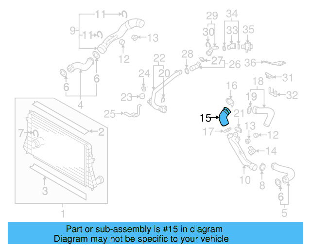 Pressure Tube 1K0-145-838-S - View 6