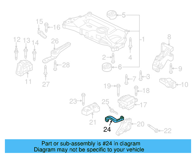 Rear Support Support Bracket 1K0-199-359-E - View 39