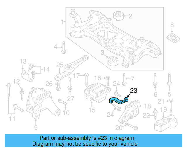 Rear Support Support Bracket 1K0-199-359-E - View 37