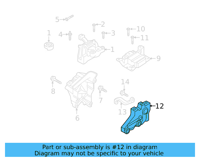 Rear Support Support Bracket 1K0-199-359-E - View 31