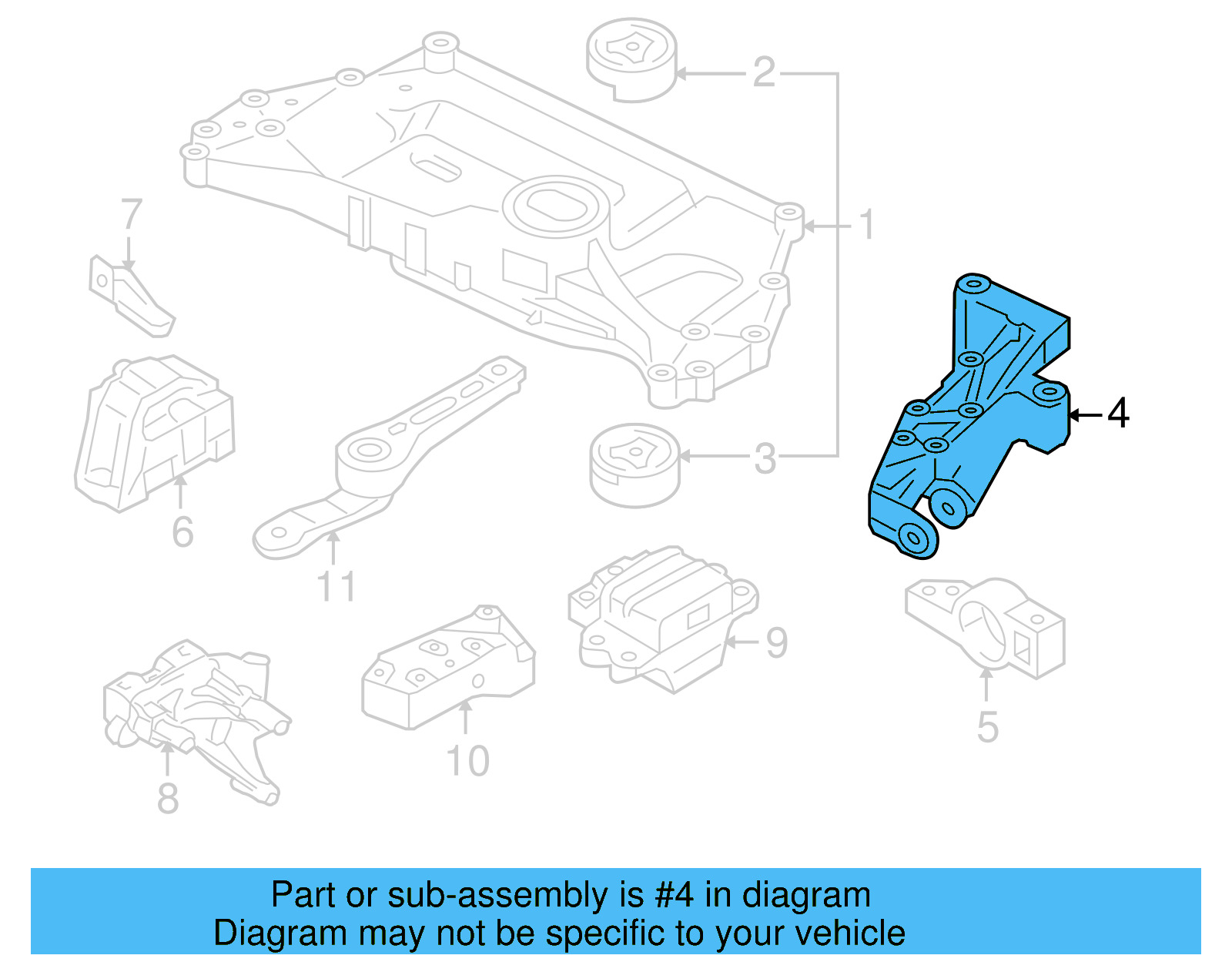 Bracket 1K0-199-295-E - View 12