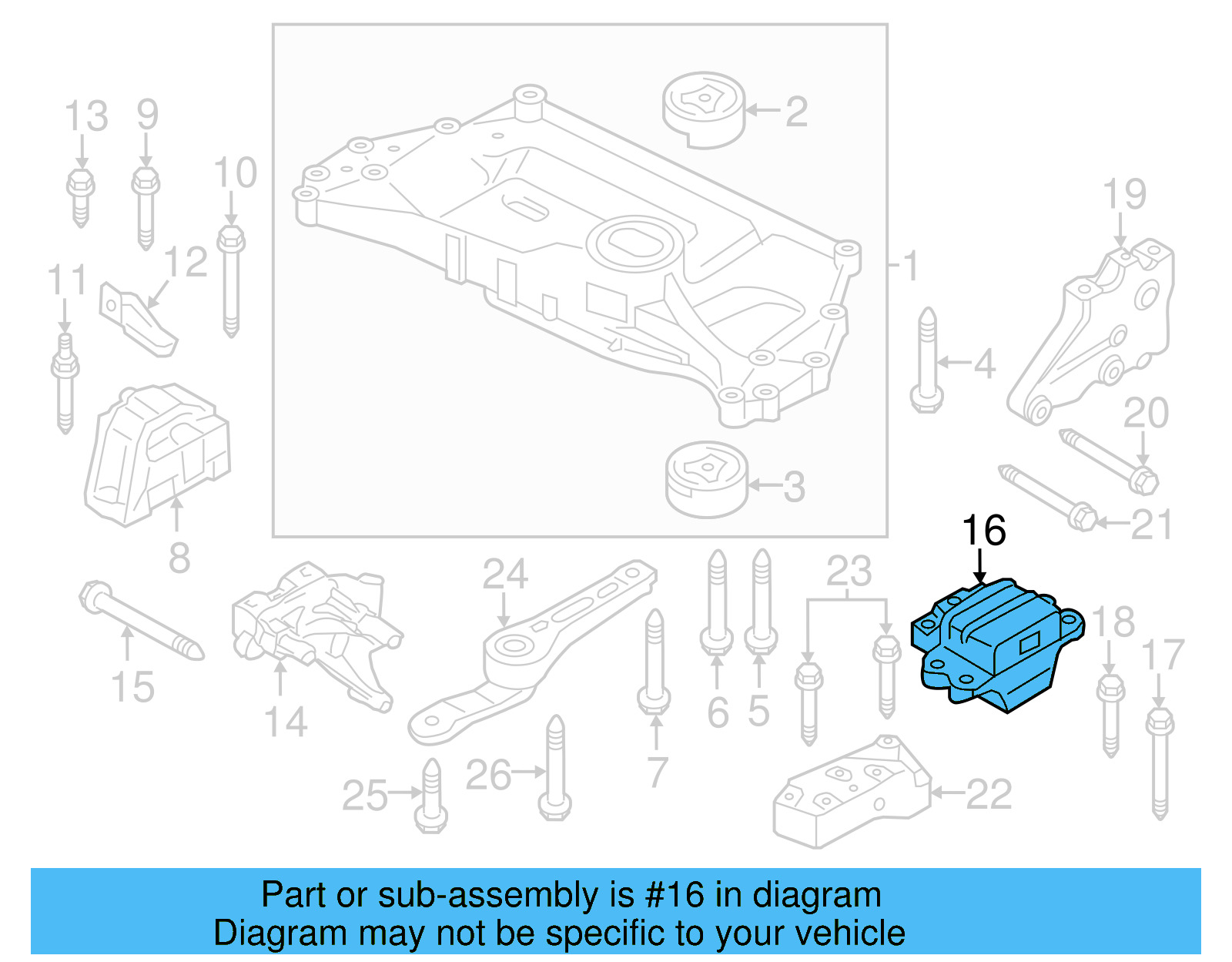 Mount 1K0-199-555-CF - View 20