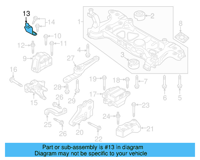Support Bracket 06K-199-207-A - View 19