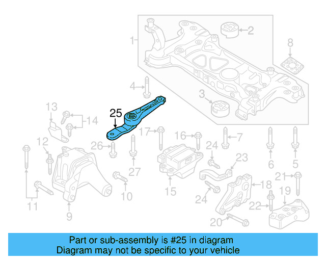 Rear Support 1K0-199-855-BJ - View 34