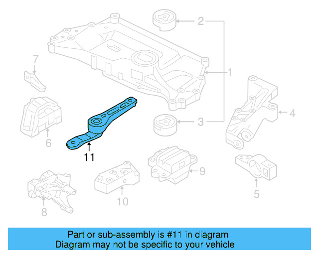 Rear Support 1K0-199-855-BJ - View 35