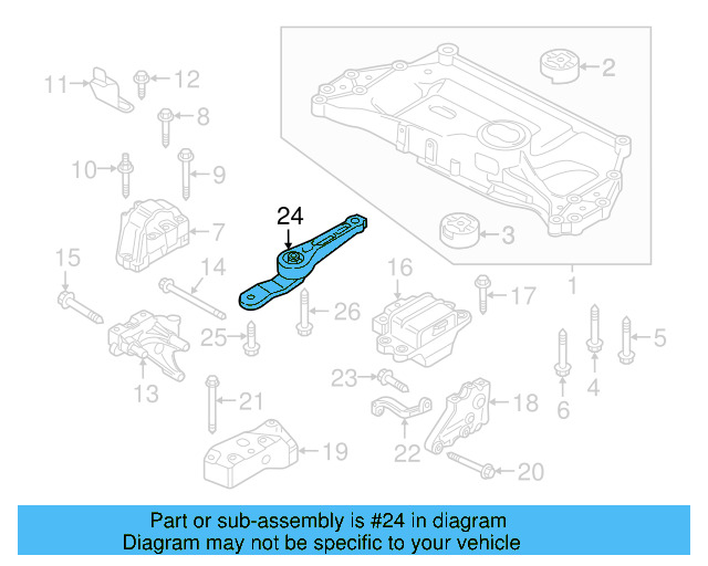 Rear Support 1K0-199-855-BJ - View 36