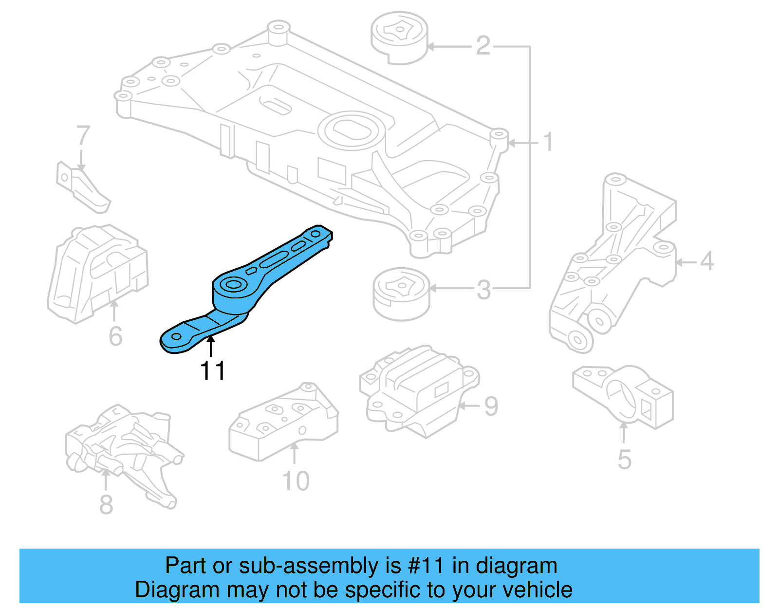 Rear Support 1K0-199-855-BJ - View 39