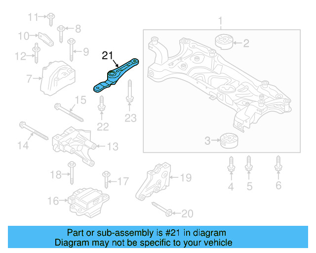 Rear Support 1K0-199-855-BJ - View 40