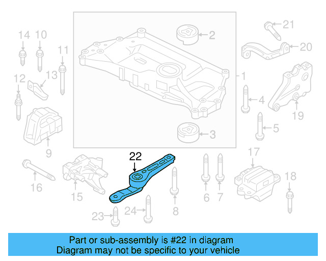 Rear Support 1K0-199-855-BJ - View 50