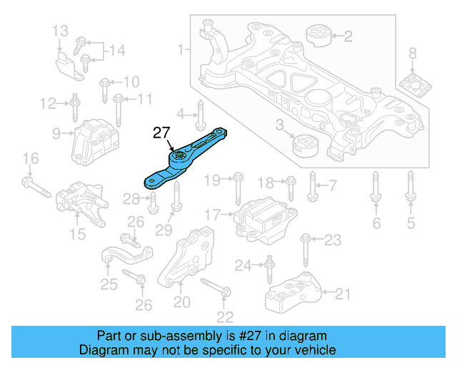 Rear Support 1K0-199-855-BJ - View 42